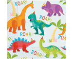 Paper napkins Dino Party, 33cm, 20 pcs.