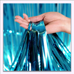 Party Curtain, Sea Green, 100x200 cm.