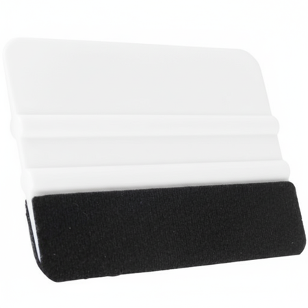 Application Squeegee with Microfiber Suede Felt