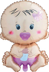 Balon Foliowy - Baby Girl - Baby Shower - 75 x 49 cm