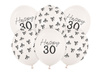 Balony 30 cm, zestaw na 30 urodziny, Pastel Off-white