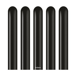 Modeling Balloons 260M, Standard Black, 115cm, 100 pieces