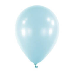 Balony lateksowe Błękitne, Decorator Macaron Sky Blue, 28cm, 50 szt.