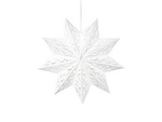Paper star, white, 50cm,