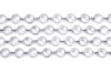 Crystal garland, colorless, 1 m