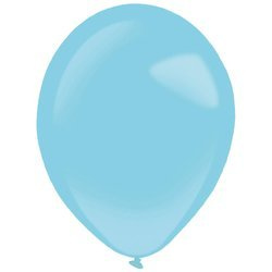 Decorator Fashion Latex-Ballons Pastell j. Blau 28cm, 50 Stk.