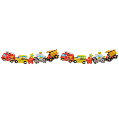 Balloon garland Cars 190x20cm