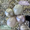 Latex Balloons Kalisan AURA Ivory White, 30cm, 50 pcs.