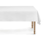 White Synthetic Tablecloth 137x183cm