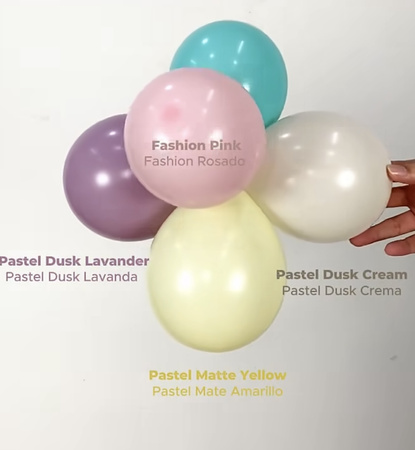 Sempertex Latex Balloons, Pastel Matte Lilac, 12cm, 50pcs