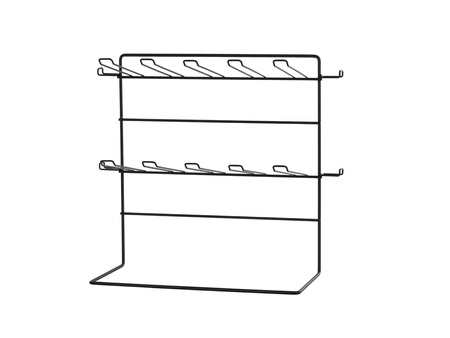Stojak Ekspozytor Metalowy  Czarny 43x21x41 cm