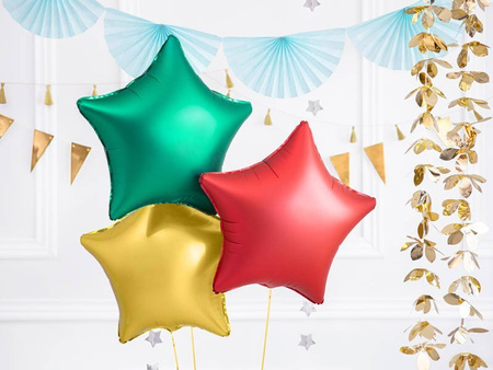 Balon foliowy Gwiazda, złota  48cm
