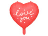 Folienballon Herz I love you, rot 45 cm