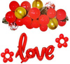 Foil balloon LOVE red, 102cm