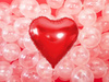 Foil balloon heart Red 45 cm