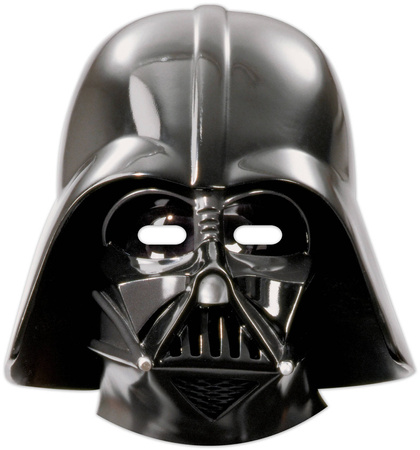 Papierowe maski Star Wars Darth Vader, 6 sztuk