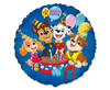 Folienballon, Mehrfarbig, PAW Patrol, 18 Zoll, 1 Stück.