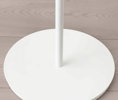 Metal stand, decorative column for balloons, white 60 cm