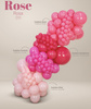 Sempertex Latexballons, Fuchsia, 60cm, 10 Stk.