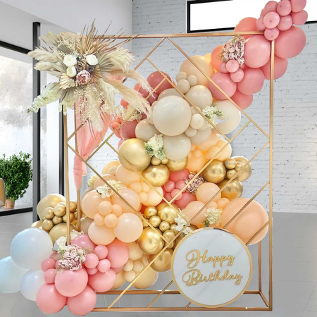 Balloon garland, sweet pink set 93 pcs.