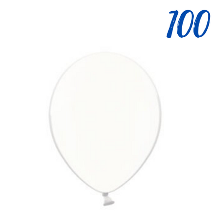 Balony lateksowe B105, Crystal Clear Przezroczyste, 30cm, 100 szt.