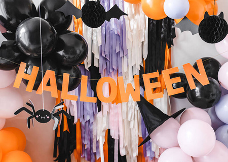 Halloween Girlande Banner, orange 250cm