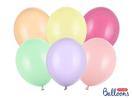 Strong Balloons, Pastel Mix, 12cm, 100 pcs.