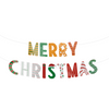 Merry christmas banner garland, 3m.