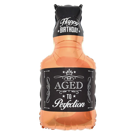 Folienballon, Geburtstag, Flasche, Whisky 76 cm