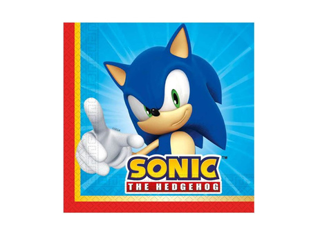 Sonic-Servietten, 20 Stück.