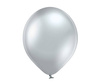 Balony lateksowe B105 Glossy Silver srebrne 30cm, 100 sztuk