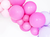 Starke Latexballons, Fuchsia, Pastell Fuchsia, 30cm, 100 Stück.