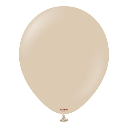 HazelnutKalisan Latex-Ballons, beige 30 cm, 100 Stück.
