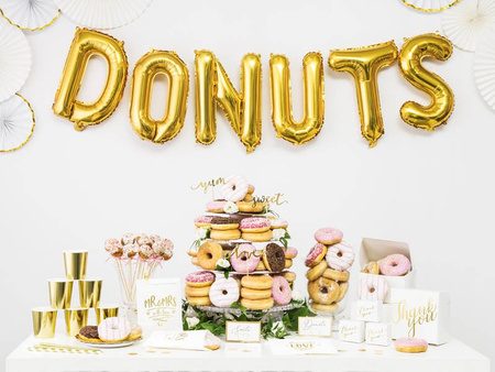 Balon foliowy Litera U 35cm, Złota