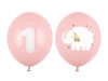 Balloons latex one elephant, pastel pink 30cm, 50 pieces