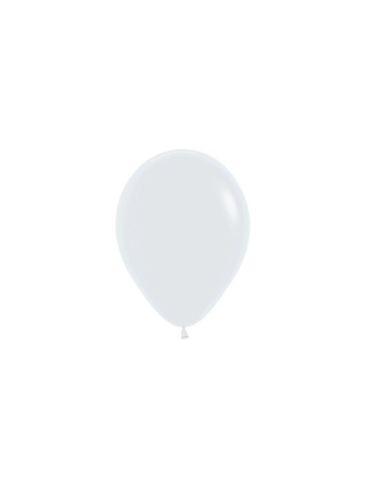 Sempertex Latex Balloons White, 12 cm, 50 pc