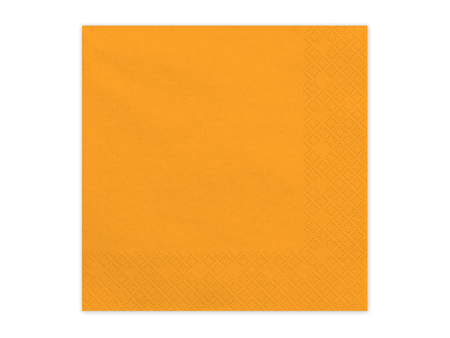 Paper napkins Light Orange 33x33cm 20 pcs