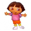 Folienballon, Dora, Girl, 100 cm, Grabo