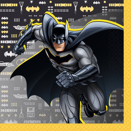 Batman napkins,  33x33 cm, 16 pieces