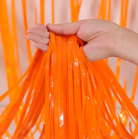 Partyvorhang Pastellorange 100x200 cm