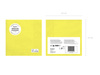 Paper napkins Yellow 33x33cm 20 pcs