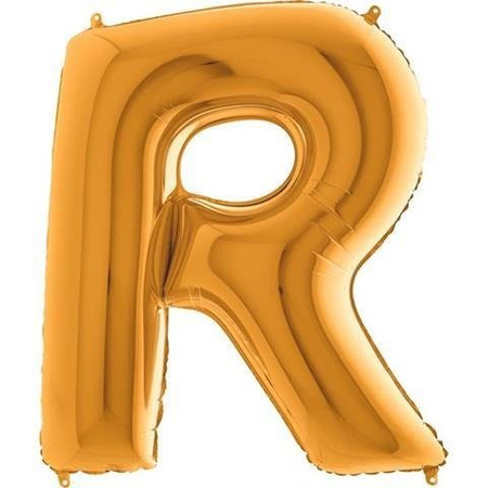 Balloon Letter foil 40 'Gold R