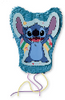 3D Pinata, Blau, Stitch, 35x27, 1 Stück