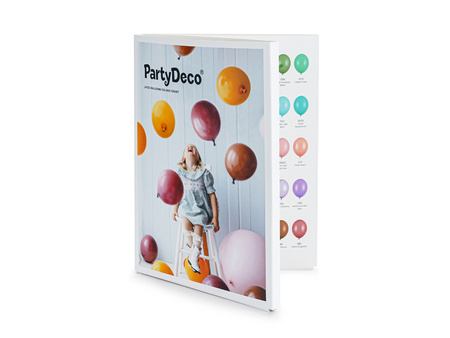 PartyDeco Farbbuch - Farbkatalog mit Ballonübersicht