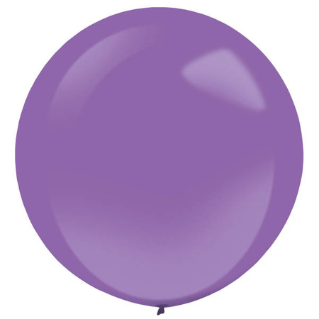 Balony lateksowe Fioletowe, Decorator Standard New Purple 61cm, 4 szt.