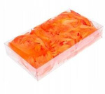 Decorative feathers box - orange
