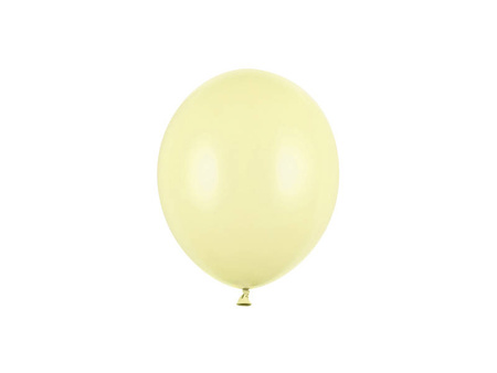 Balony lateksowe Strong, Żółte, Pastelowe Light Yellow, 12cm,100 szt.