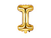 Foil balloon letter I, 35cm, gold