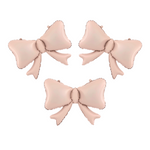 Folienballon Schleifen rosé Champagner 55 x 42cm 3Stk