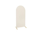 Bow stand cover, 180 cm x 80 cm, cappuccino, cream, beige